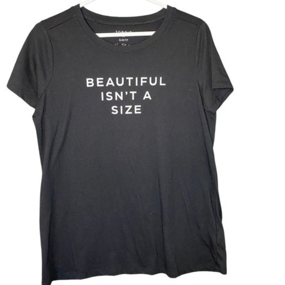 torrid Tops - Torrid Women's Slim Fit Black Short Sleeved Tshirt Size 00